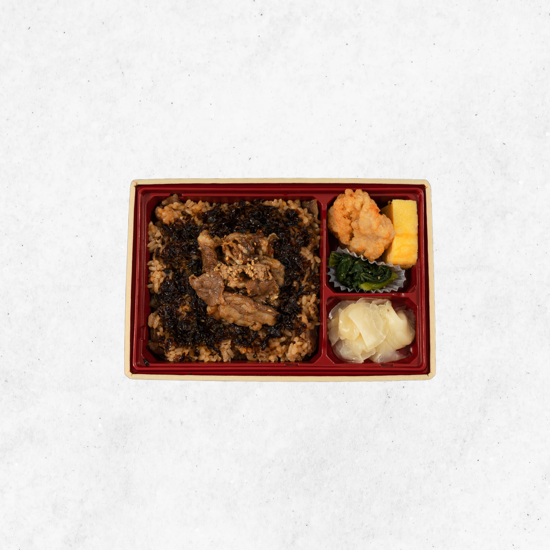 2代目名物 黒毛和牛の肉飯