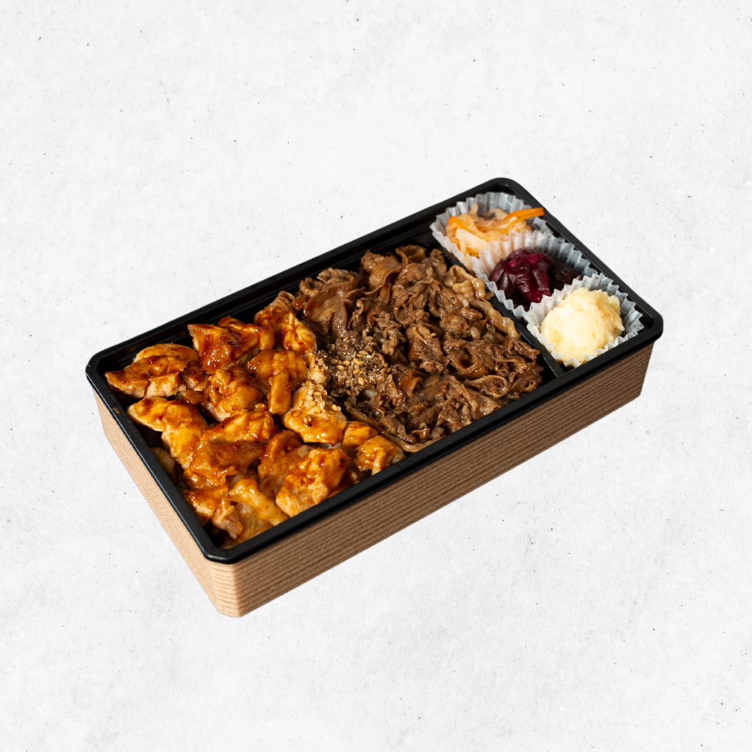 名物ふたごとピリ辛チキンのW弁当